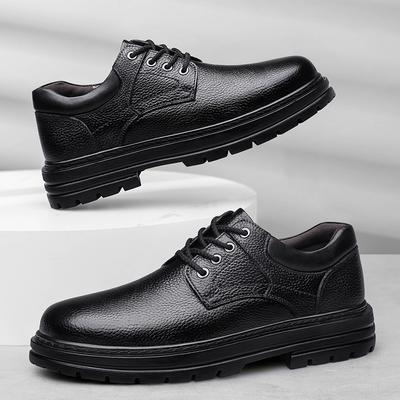 Zapatos Casuales de Cuero de Alta Calidad para Hombre, Zapatos de Negocios Duraderos y Transpirables para Hombre, Zapatos Oxford, Tallas 34-50