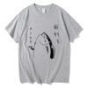 Funny Japanese Fish With Gun Tshirt 2025 Men/women Clothing Harajuku Kawaii Clothes Summer Tops Unisex Cotton Graphic T Shirts