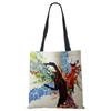 Painted Abstract Print Casual Shoulder Bag Women Shopping Reusable Tote Bag 2022 Harajuku Canvas Travel School Beach Handbag