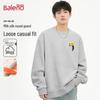 Baleno Men's Loose Fit Panda Graphic Crewneck Sweatshirt