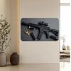 Tactical AR Rifle Metal Wall Sign for Gun Room Man Cave Garage Decor