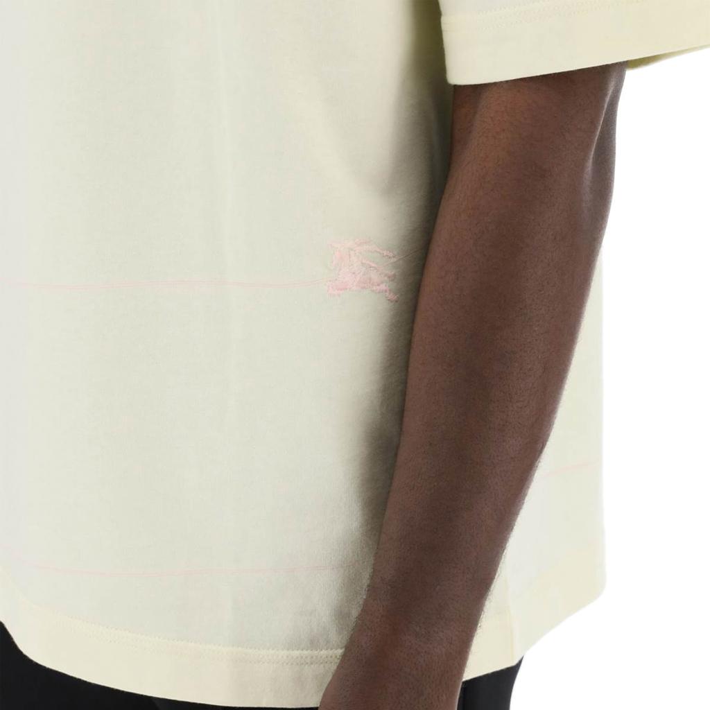 Burberry logo-embroidered cotton T-shirt 80820271