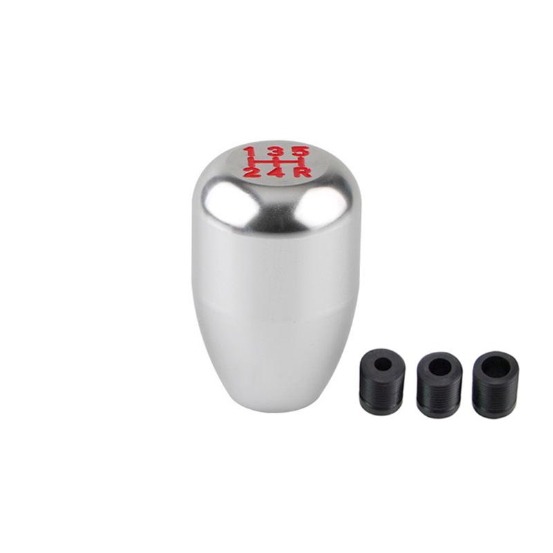 Stylish Universal 5speed Gear Shift Knob Stick Manual Transmission Universal Car Aluminum Extended Gear Shifter Gear Head Knob