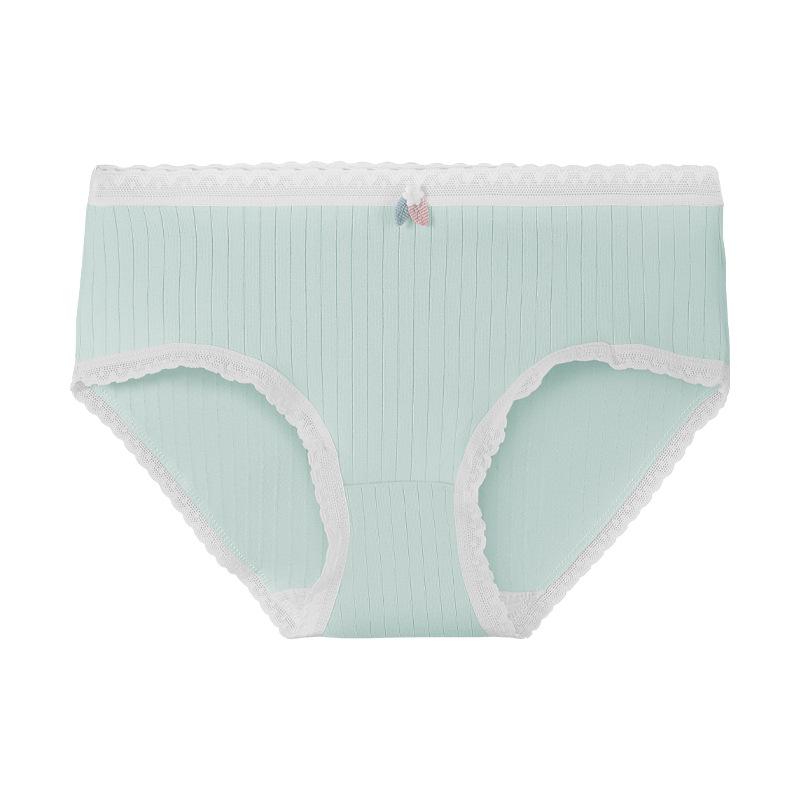 

Женские летние тонкие бесшовные хлопковые трусики - Дышащие, милые трусики-слипы средней посадки Medium