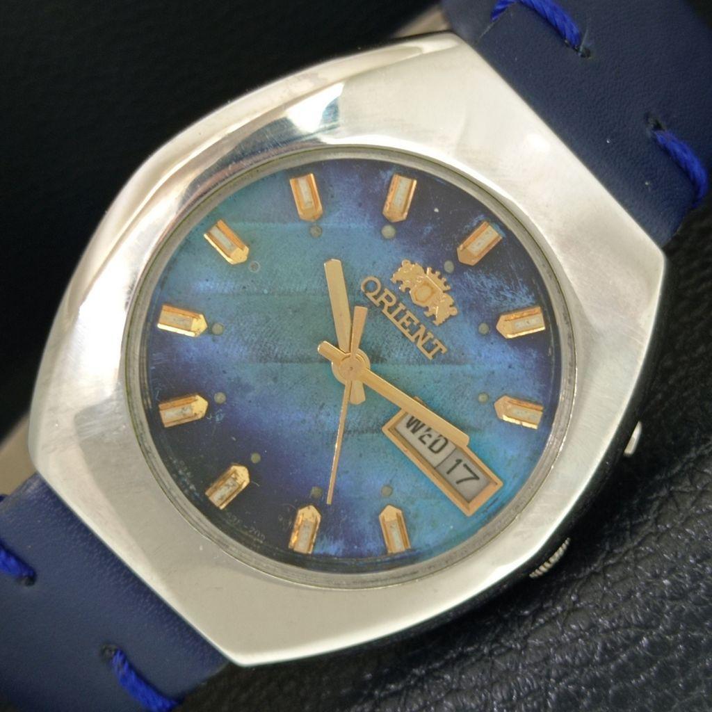 ORIENT АВТОМАТИЧЕСКИЕ 46941 ВИНТАЖНЫЕ ЯПОНСКИЕ МУЖСКИЕ ЧАСЫ С ОРИГИНАЛЬНЫМ ЦИФЕРБЛАТОМ a704959-1