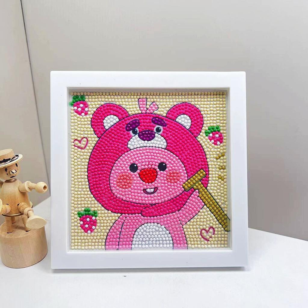 Children'S Diamond Painting Handmade Diy Masonry Painting Cartoon Diamond Sticker Bedroom Living Room Decorative Painting Photo Frame