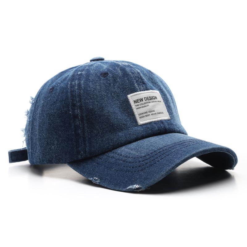 Fashion Wash Patch Denim Cap Outdoor Sports Leisure Sunscreen Shade Baseball Cap