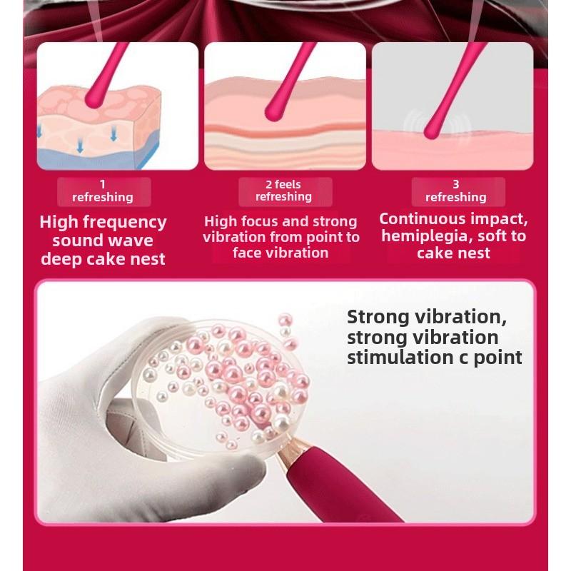 Private Desire Point Tide Pen Female High-frequency Double Head Vibration Tip Point Orgasm Stimulation Vibrator Masturbator
