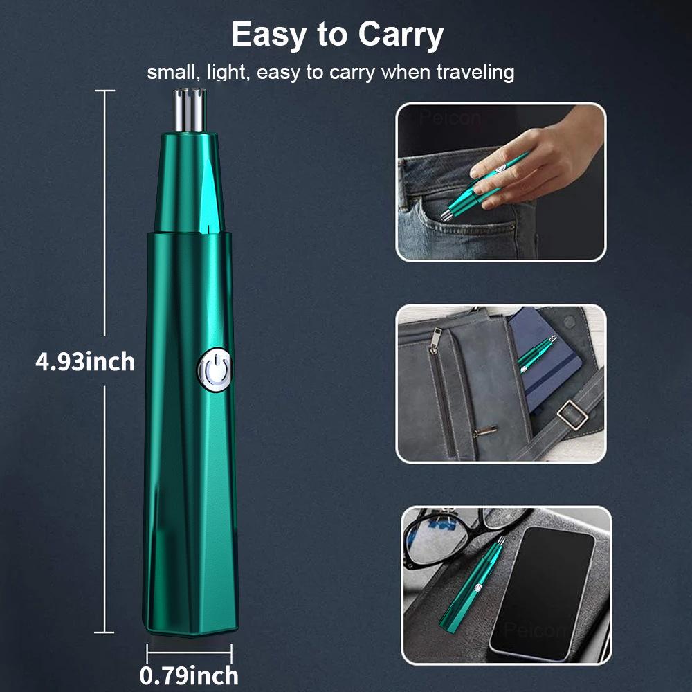 1PC Electric Nose Hair Trimmer Machine Men Nose Hair Shaver Clipper Shaving Cutter Tool Portable Automatic Nose and Ear Trimmer