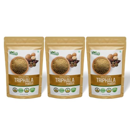 

Органический Zing представляет порошок Трифала - Высушенные на солнце плоды Амлы, Бибхитаки и Харитаки | Веганский | Без консервантов - 227г (Пакет из 3)