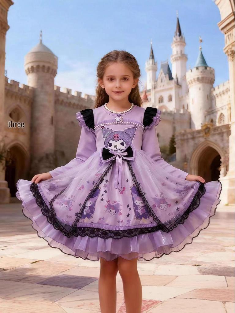 Sukienka zimowa Kuromi Princess Lolita