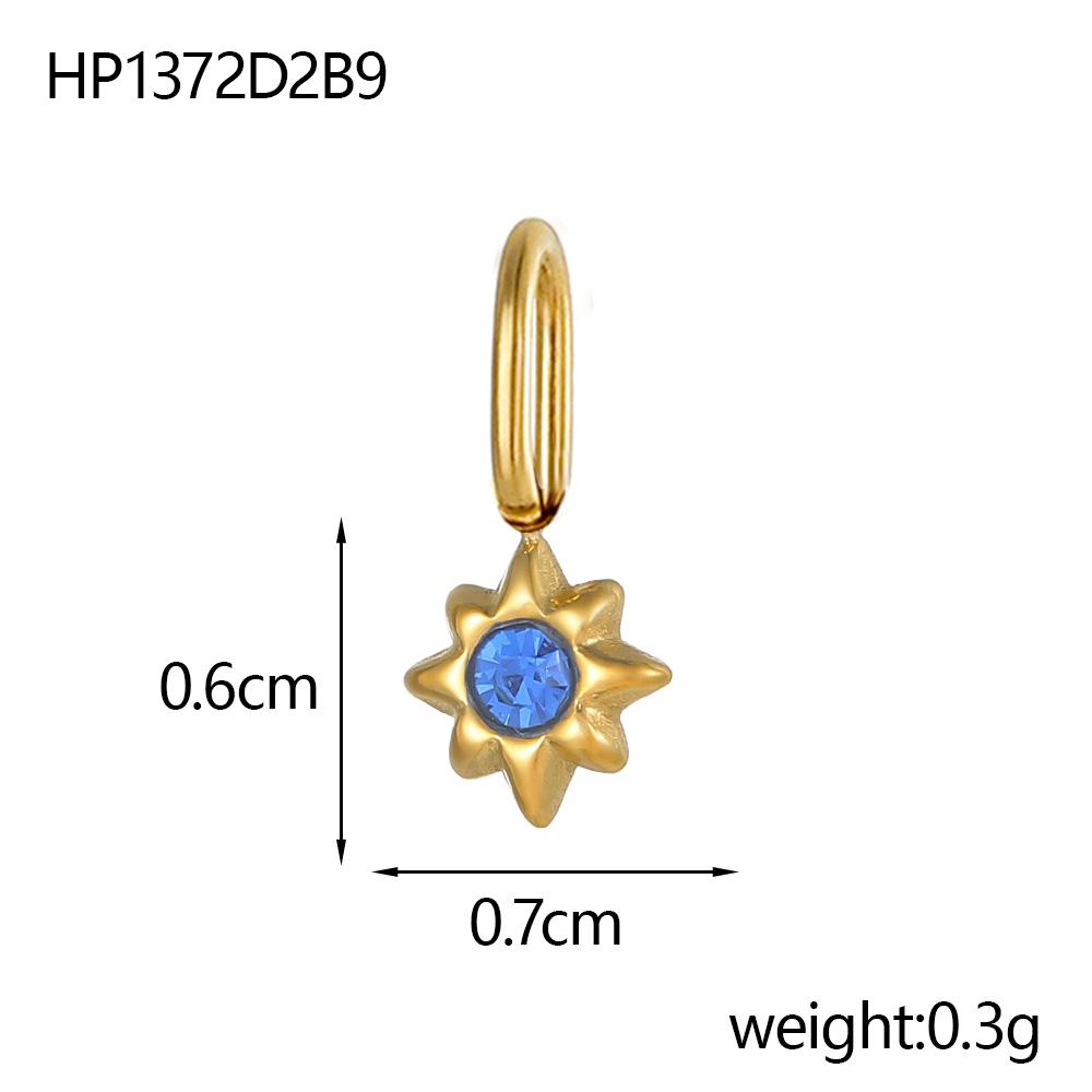 CARLIDANA New Classic Element DIY Charm Necklace Stainless Steel Star Pendant Shiny Rhinestones Fashion Bracelet Earrings