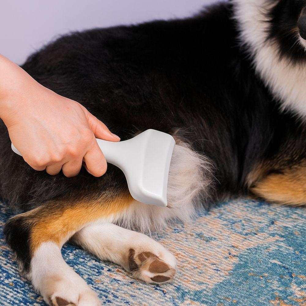 V-shaped Slicker Brush Dual Use Pet Hair Removal Comb Efficient Pet Grooming Comb  Pet Cleaning