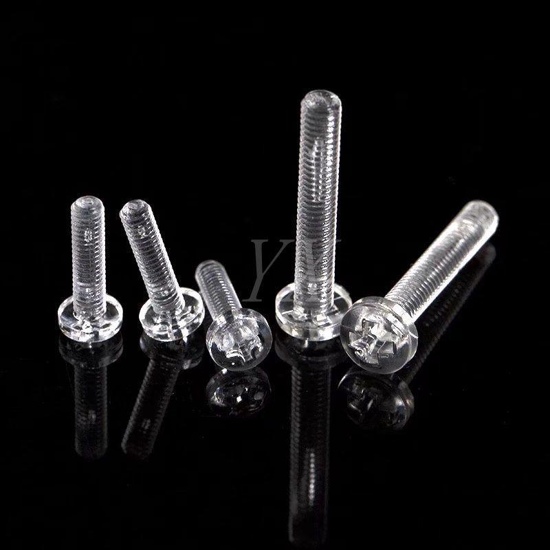 Șurub din plastic Phillips semi-transparent acrilic