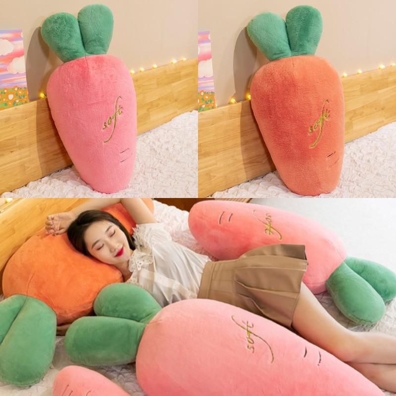 Cute Carrot Sleep Pillow Doll Plush Toy Home Decor Children Kids Birthday Gift