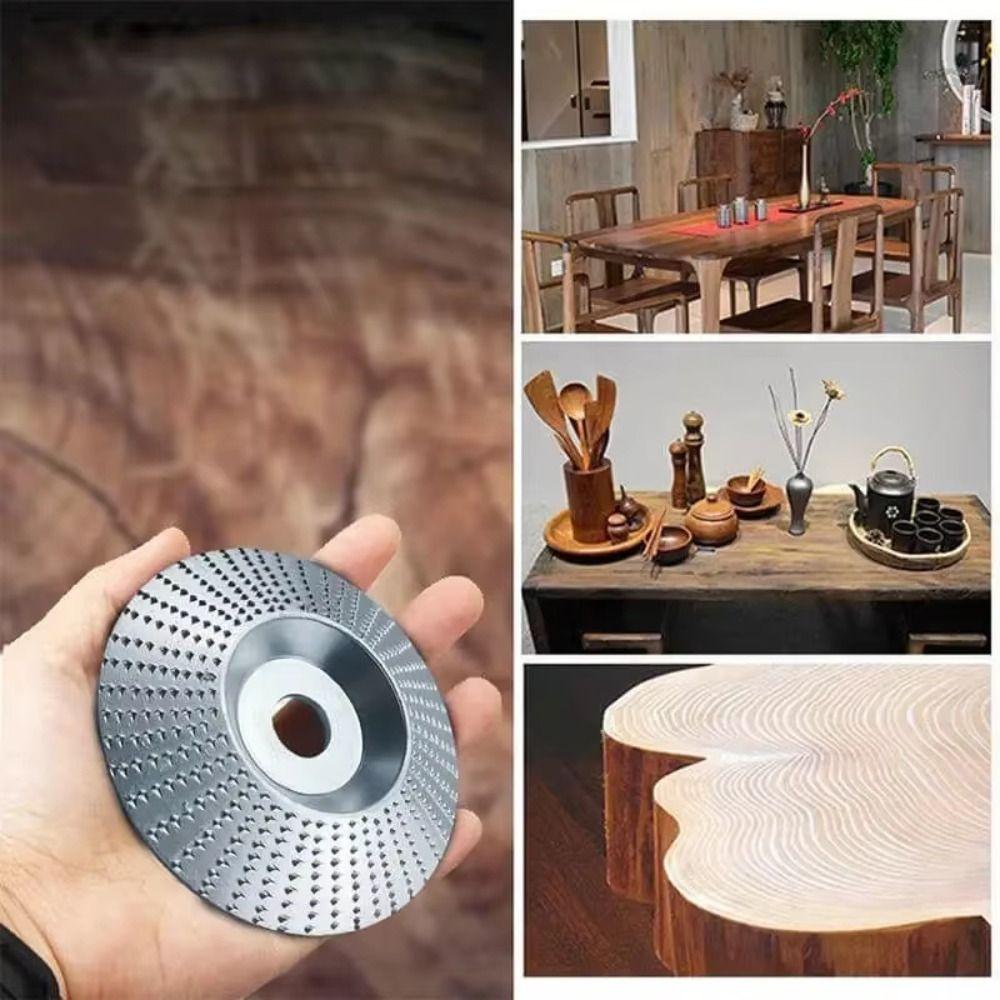 100mm Diameter Wood Angle Grinding Wheel 16mm Aperture Carving Disc  Sanding Tasks