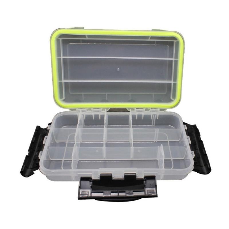 Fishing Box Waterproof Plastic Fishing Lures Box Lures Hook Minnows Baits Storage Case Multifunctional Fishing Tool