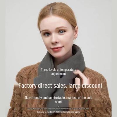 Smart USB Heated Neck Warmer Scarf with Massage - Unisex Cold Protection