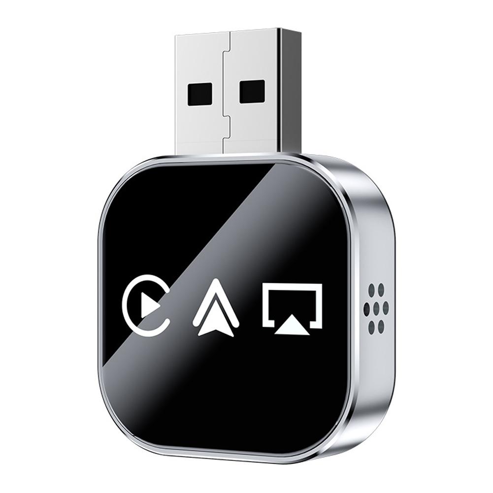 2025 Upgrade 3 in 1 Wireless Carplay Mirror Link Adapter Instant Wired to Wireless Conversion Plug & Play for Wired Carplay