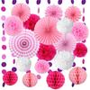 Party Birthday Decoration Arrangement Paper Fan Flower Honeycomb Ball Paper Flower Ball Balloon Cover Baby Birthday Arrangement