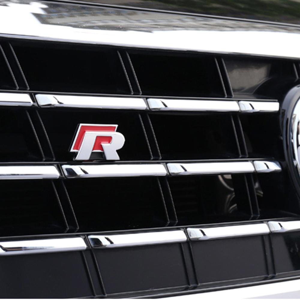 T273D ABS Adhesive Car Trunk Number Letters Badge Sticker Decal For Volkswagen GTI Polo Golf Passat Scirocco Tiguan Jetta Touareg 