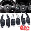 2Pcs For VW CC Golf 6 Passat B6 Jetta MK5 Car Steering Wheel Shifter Paddle Extensions ABS Blade Black Silver Auto Part