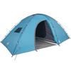 8 Person Camping Tent Blue Waterproof
