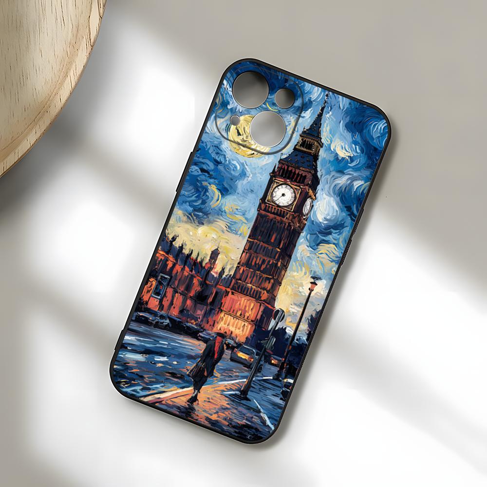 Van Gogh Oil Paintings Phone Case For IPhone 17 Pro Max 15 Pro 16 14 Plus 12 13 Mini 11 Pro Shockproof Soft Cover