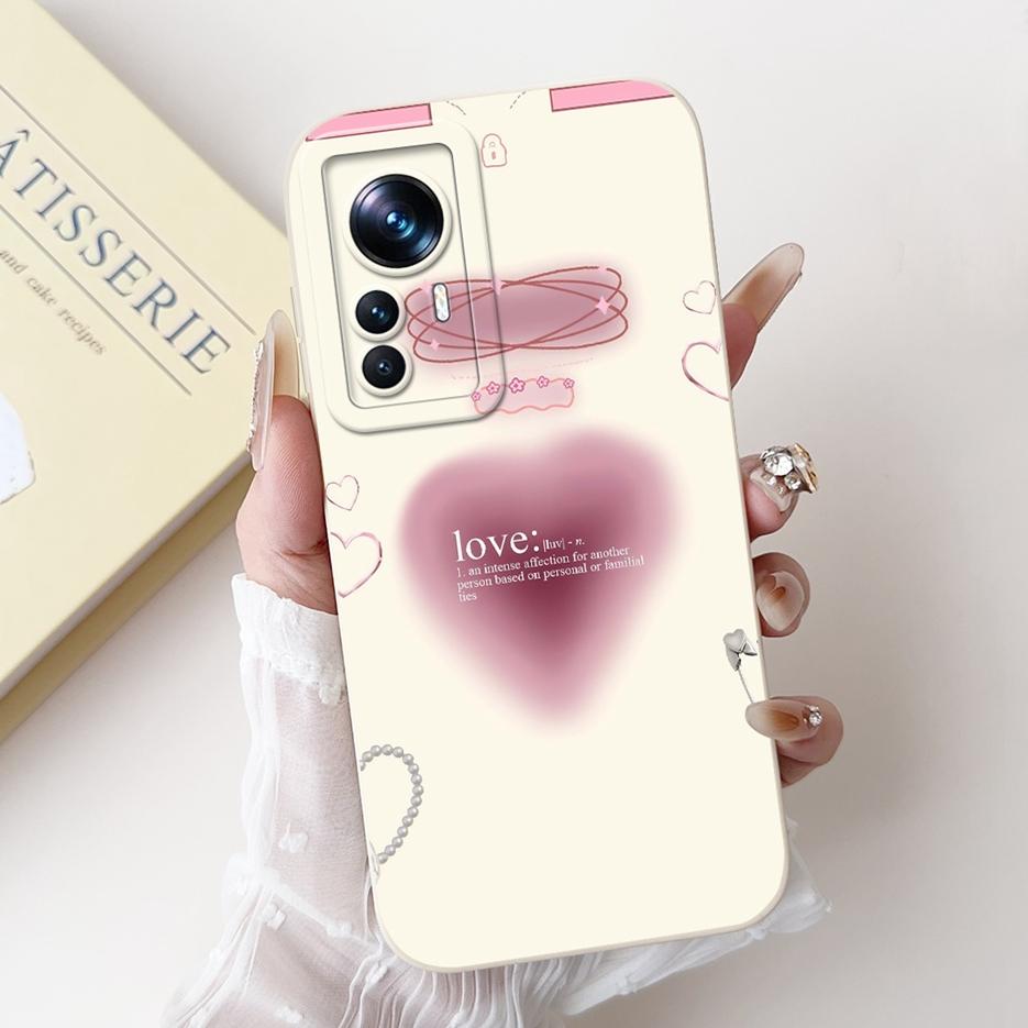 For Xiaomi 12T Pro Case Cute Cartoon Fashion Painted Cover Soft Silicone Phone Case For Xiaomi Mi 12T Pro Mi12T 5G Fundas Bumper