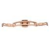 Butterfly Buckle Rose Gold Alloy Ceramic Tungsten Steel 5 X 15 Watch Deployment Clasp for