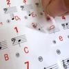 Piano Stickers for 88/61/54/49/37 Keys Piano Keyboard Music Labels Clear Piano Keyboard Stickers Easy to Read