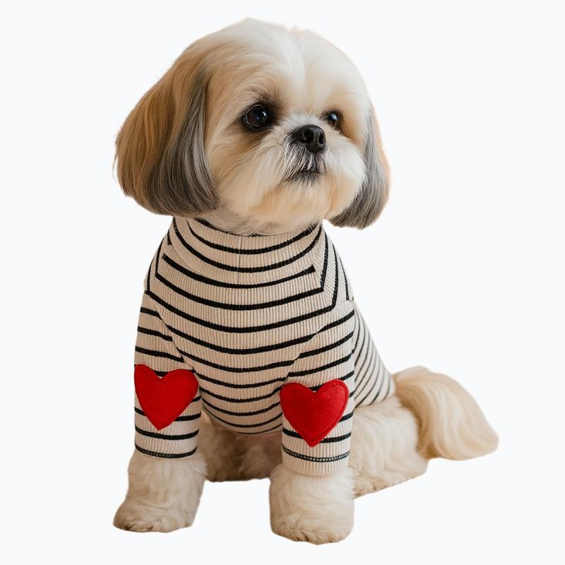 PETCIRCLE Dog Clothes Small Cat Sweatshirt Soft Base Layer Pet Apparel