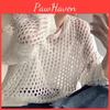 Spring Knit Summer New And Sweater Hollow Sunscreen Female Thin Loose Niche Chic Drape Longsleeved Smock Tops