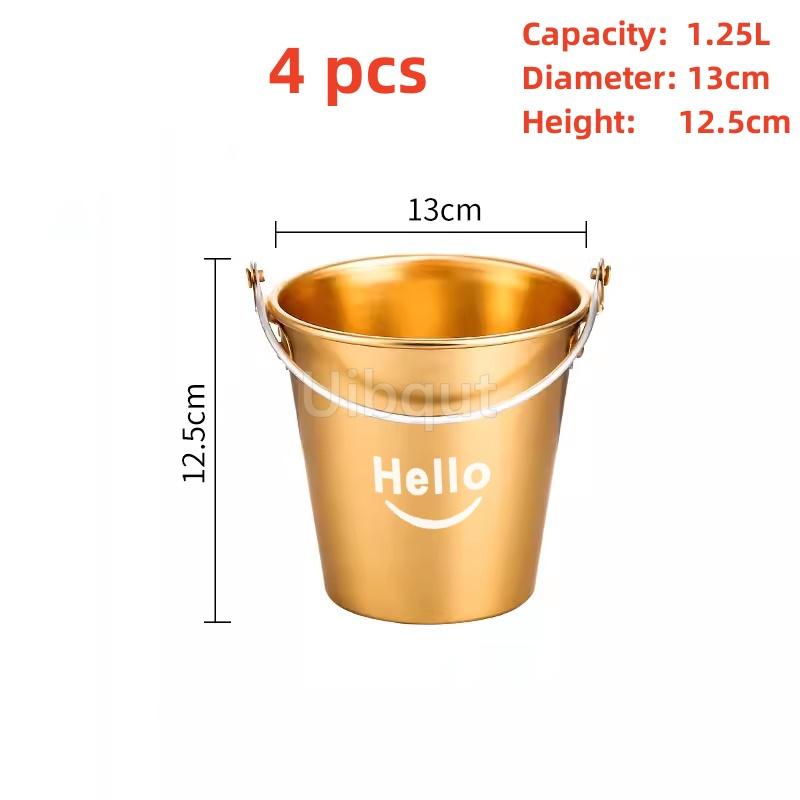 

алюминиевый Ice Bucket Bar Party beer красное черное Golden Beer Barrel шампанское Cooling Barrel Snack Fried Chicken Bucket