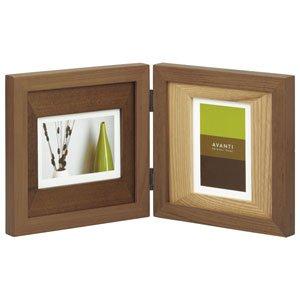 

Ladonna Avanti Photo Frame, Brown, 2-Panel, CW30-LD-BR