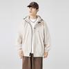 Spring and Autumn Large Size Loose Men's Hooded 3-in-1 Outdoor Jacket Fat American Jacket