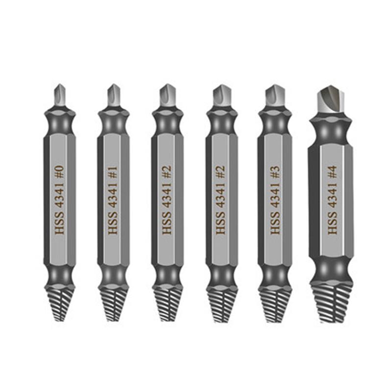 Damaged Screw Extractor Drill Bit Set Stripped Broken Screw Bolt Remover Extractor  Demolition Tools 4/5/6 PCS