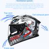 Motorcycle Helmet Carbon Fiber Wear-Resistant Biker Helmet Breathable Motocross Kask Anti-Fall Head Protection Full Face Helmets