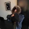 Fur Collar Down Cotton-padded Clothes for Women Overcome The Season's New Cotton-padded Clothes Thickened Warm Hooded Jacket
