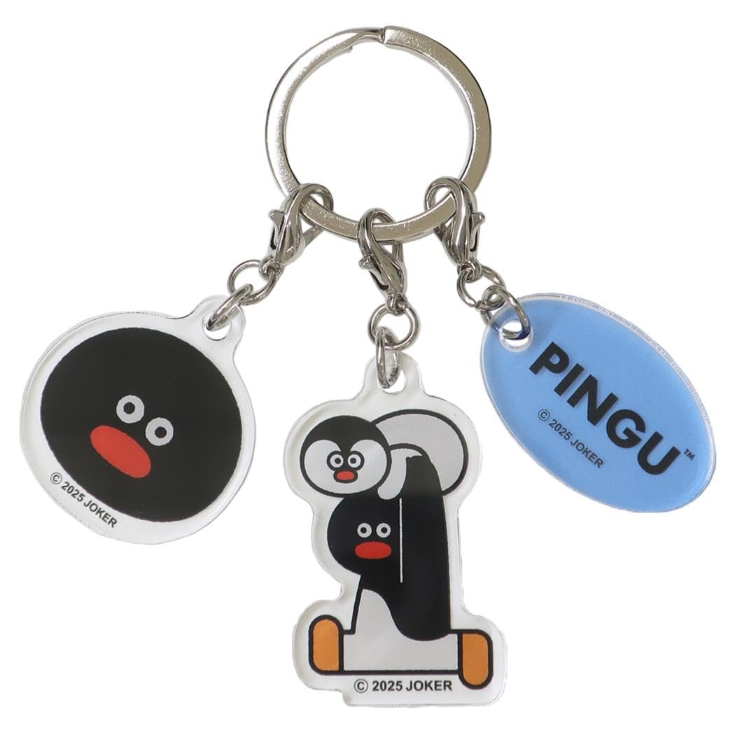PINGU x Matsumoto Seiji Acrylic Keychain [Key Ring] 3-piece