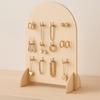 Arch Jewelry Storage Rack Wooden Necklace Display Stand Ring Holder  Activity Display