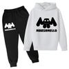 2026 New Children's Sportswear Set-Boys' Girls' Hooded Sweatshirt Pants Set (3-13 Years Old) Top+Bottom Clothing Brand Apparel