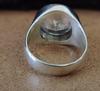 Clear Quartz Ring, Signet Ring, 925 Solid Sterling Silver Ring, Diamond Cut Gemstone Ring, Women Ring, Men's Ring