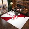 Covor Personalizat din Catifea de Cristal Middlesbrough FC, Imprimare Text cu Nume Personalizat, Logo Fotbal Covoraș Moale Antiderapant Decor Acasă Cadou