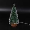 Creative 20/25/30/40cm Mini Christmas Tree DIY Handicraft LED Light Artificial Christmas Tree Party Decoration New Year Gift