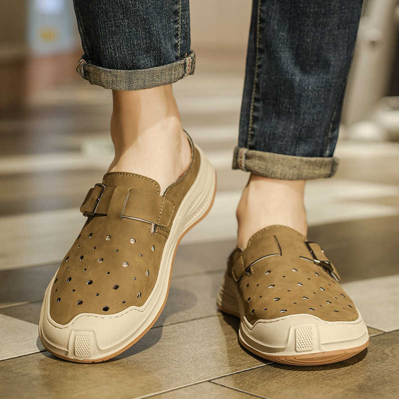 Fashion Slingback Round Tip Traning Shoes Tennis Brown Sneakers Man Brand Trainer Sport Luxury All Brand Exercise Tenise Snearkers