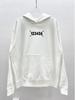 Autumn/Winter Cotton Terry Casual Hooded Sweatshirt - MM6 Minimalist Hoodie