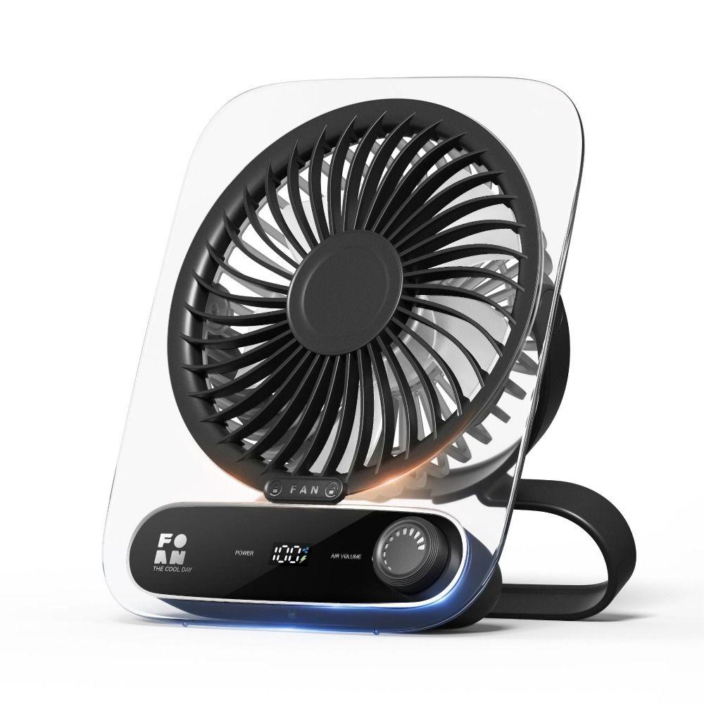 Speeds Adjustable USB Desk Fan Ultra-Quiet Mini Electric Fan Simple Table Cooling Fan  Home Office