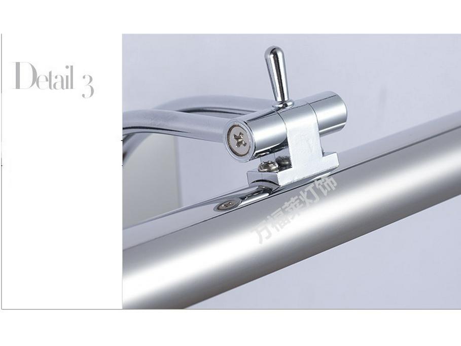 Minimalist LED Anti-fog Vanity Light for Bathroom & Makeup Mirror, Drill-free Installation