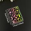 1pc PRAY BEFORE YOU START Motorcycle Stickers Waterproof for Motorcycle Helmet Tailbox Fuel TankNbicycle Bodies Vinyl Decals